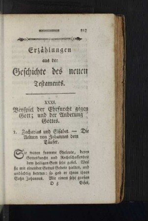 [XXXI. Beyspiele der Ehrfurcht gegen Gott; ... - XXXV. Beyspiele böser Menschen.]