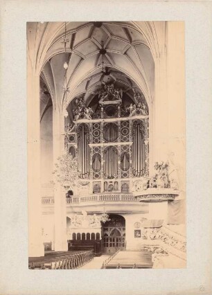 Sankt Peter und Paul-Kirche, Görlitz: Blick auf Orgel
