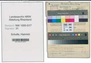 Entnazifizierung Heinrich Schulte , geb. 13.09.1902 (Verlagsleiter)