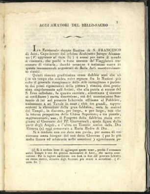 Agli amatori del bello-sacro