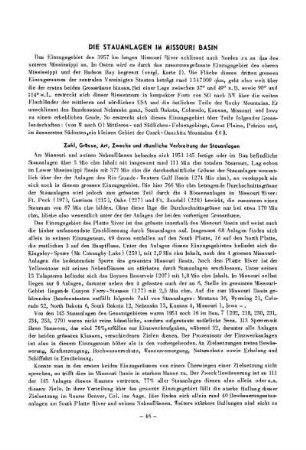 Die Stauanlagen Im Missouri Basin
