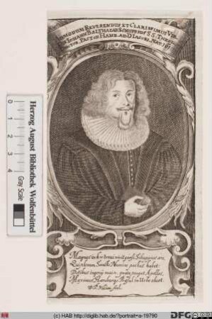 Bildnis Johann Balthasar Schupp(ius)