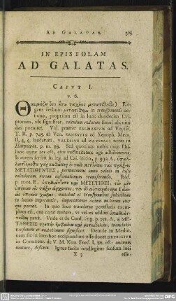 In Epistolam Ad Galatas