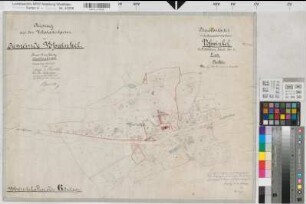 Voßwinkel (Arnsberg), Separation Voßwinkel, Bl. 3 Brouillonkarte Flur 6 Anlage
