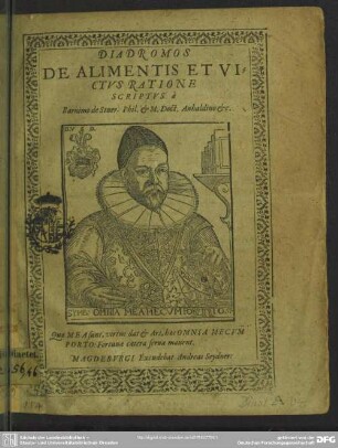 Diadromos de alimentis et victus ratione