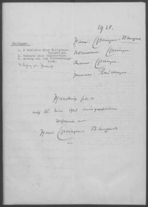 Esslingen-St. Bernhardt: Pfarrbericht 1928