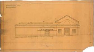 Billing, Hermann; Baden-Baden; Kunsthalle - Fassade zur Friedrichstraße (Ansicht)