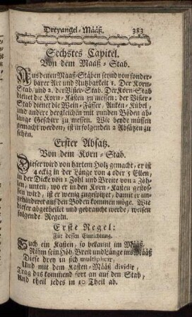 Sechstes Capitel. Von dem Maaß-Stab.