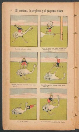 El avestruz, la serpiente y el pequeño clown - [Cómic]