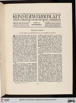 Heft 12 (September 1916)