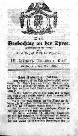 18. Stück, 2. Mai 1853