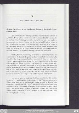 16 My Army Days, 1955-1956