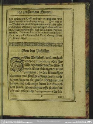 Von den Zufällen