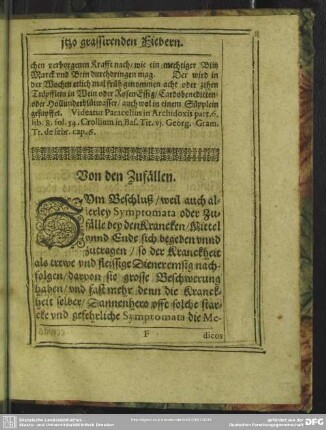 Von den Zufällen