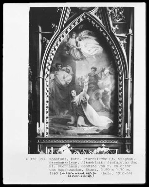 Stephansaltar, Altarblatt. Steinigung des Heiligen Stephanus