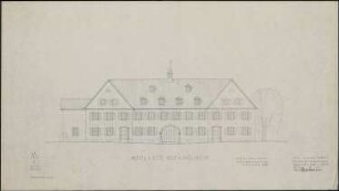 Motel Alte Post; Müllheim, 1:100; Ostansicht