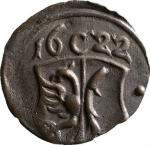Münze, Pfennig, 1622