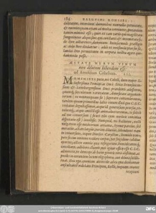 Aestate Merum Vinum non dilutum bibendum esse: ad Arnoldum Cobelium. LII.