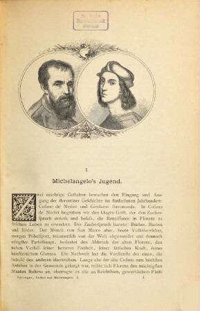 Raffael und Michelangelo. 1, Bis zum Tode Julius II.