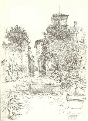 Gemüsegarten der Villa Vescovo