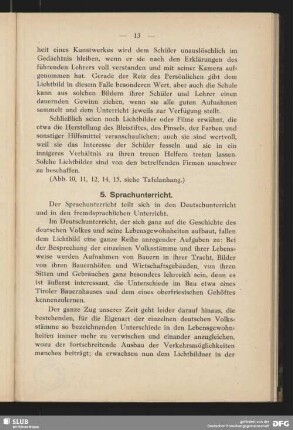 5. Sprachunterricht