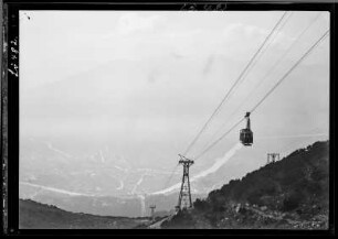 Nordkettenbahn gegen Innsbruck und Patscherkofel