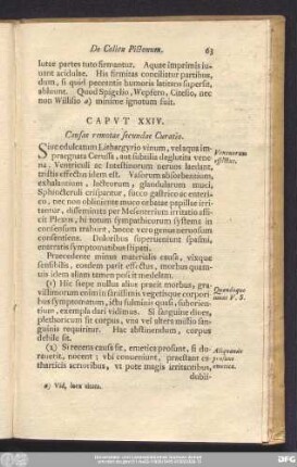 Caput XXIV. Causae remotae secundae Curatio.