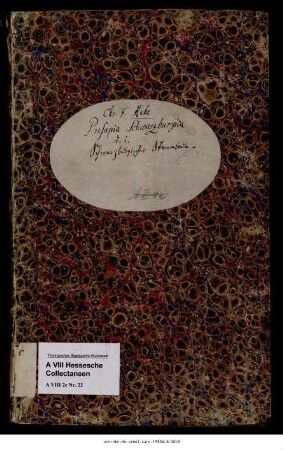 [Christian Friedrich] Ruhe: Prosapia Schwarzburgica, das ist Schwarzburgischer Stammbaum, Abschrift nach einem Exemplar aus dem Besitz des Hofrats [Johann Christian von] Hellbach in Arnstadt