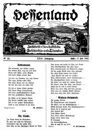 No. 14, 17. Juli 1908