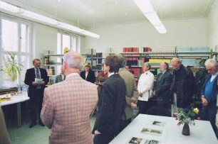 Wiedereröffnung der Zweigbibliothek Mathematik. Ansprache von Generaldirektor Jürgen Hering : Dresden-Räcknitz, Zellescher Weg 12/14 (Willers-Bau der TU Dresden). Sächsische Landesbibliothek - Staats- und Universitätsbibliothek Dresden. Wiedereröffnung der Zweigbibliothek Mathematik. Ansprache von Generaldirektor Jürgen Hering