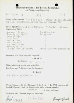 Hofmann, Eugen