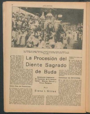La procesión del Diente Sagrado de Buda
