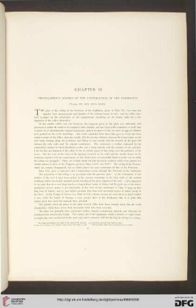Chapter VI: Miscellaneous details of the construction of the Parthenon