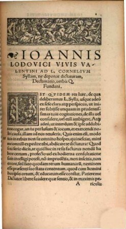 Ioannis Lodovici Vivis Valentini Declamationes Sex