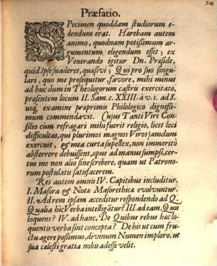 Disputatio TheologicoPhilologica Qua Ultima Verba Davidis II. Sam. c. XXIII. a v. 1. usque ad 8vum extantia enarrantur