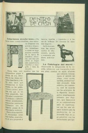 Dentro de casa