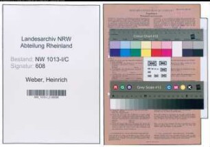Entnazifizierung Heinrich Weber , geb. 23.11.1903 (Malermeister)