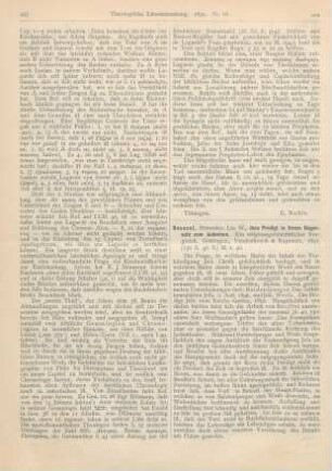 444-447 [Rezension] Bousset, W., Jesu Predigt in ihrem Gegensatz zum Judentum