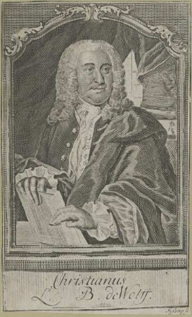 Bildnis des Christian Wolff