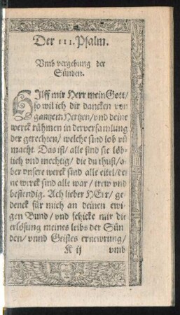 Der 111. Psalm. - Der 120. Psalm.