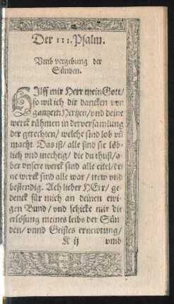 Der 111. Psalm. - Der 120. Psalm.