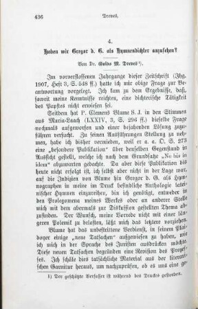436-445 Haben wir Gregor d. G. als Hymnendichter anzusehen?