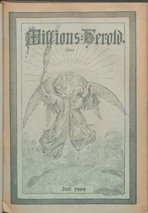 Nr. 7. Neunter Jahrgang. Juli 1909.