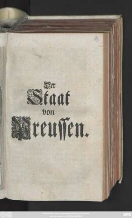 Der Staat von Preussen