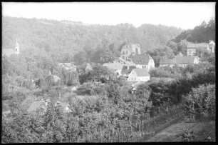 Tharandt. Kirche , Ruine , Realschule