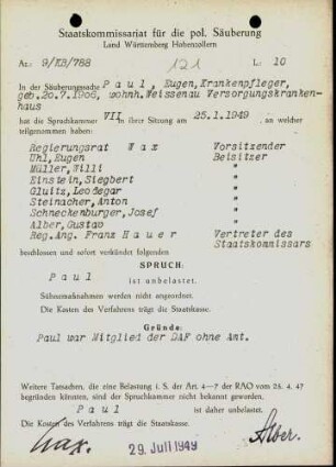 Paul, Eugen