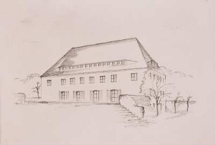 Dresden, Studentenhaus Mommsenstraße, Ansicht