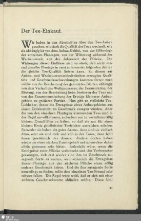 Der Tee-Einkauf