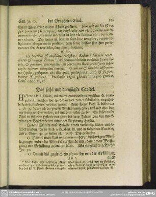 Das sechs und dreyßigste Capitel