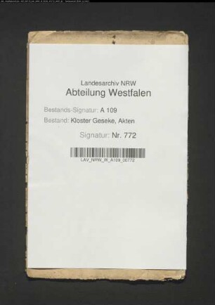 Gesamtrechnung aller stiftischen Ämter.
